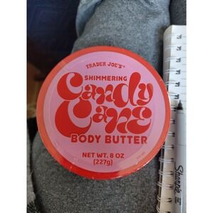 TRADER JOE'S Candy Cane Body Scrub 8oz LIMITED Edition Seasonal 🎁 Gift